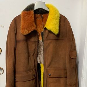 Bottega Veneta - Shearling Jacket - Men - Tan